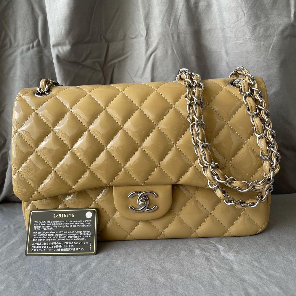 **~SOLD~** Chanel Classic Double Flap Patent Leather